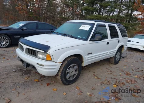 1997 Oldsmobile Bravada из США, поврежденный, VIN 1GHDT13WXV2720183